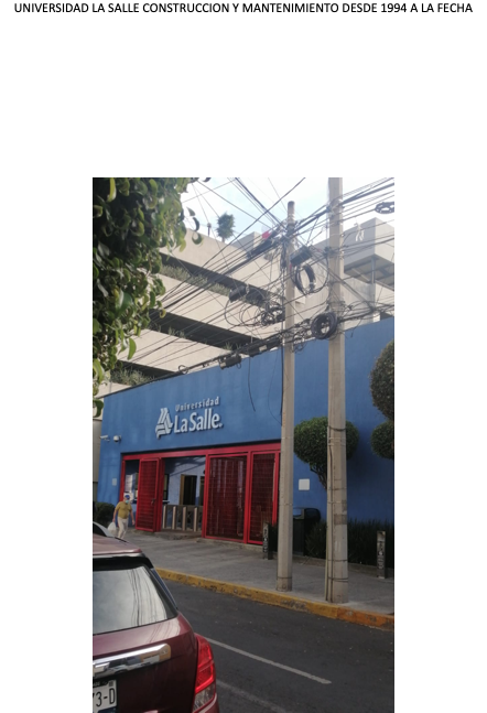 Universidad La Salle – Mantenimiento y obra